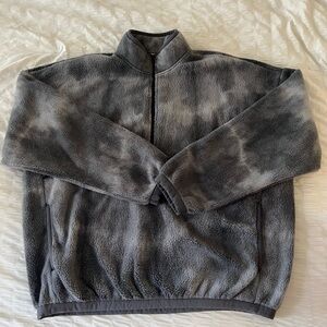 Abercrombie & Fitch Gray Zip Up Sweater